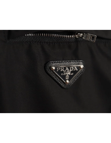Prada triangle logo zip pocket shirt,Cheap Replica Reps Prada