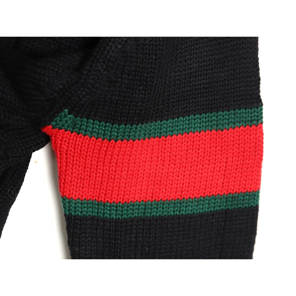Gucci Red and Green Striped Cardigan Sweater TSK1,Cheap Replica Reps Gucci