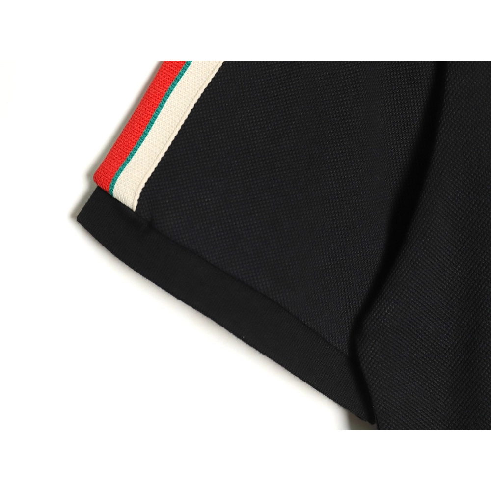 Gucci classic shoulder jacquard webbing Polo short sleeve,Cheap Replica Reps Gucci