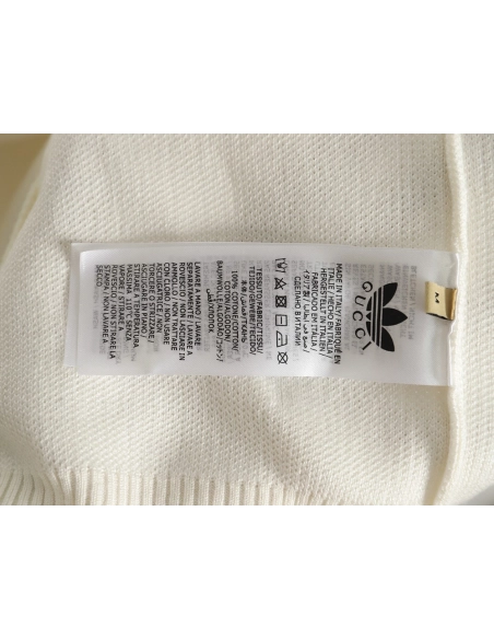 Gucci x Adidas cobranded trefoil embroidered knitted jacket XSL,Cheap Replica Reps Gucci