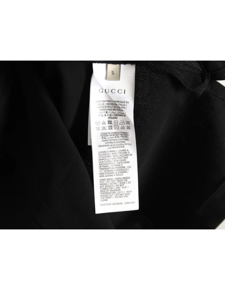 Gucci reflective webbing polo short sleeve TSK1,Cheap Replica Reps Gucci