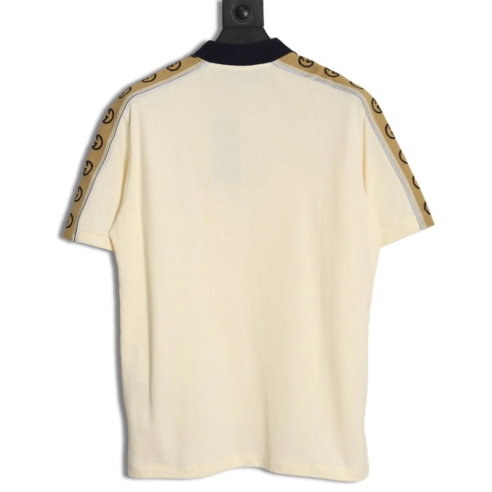 Gucci reflective webbing polo short sleeve,Cheap Replica Reps Gucci