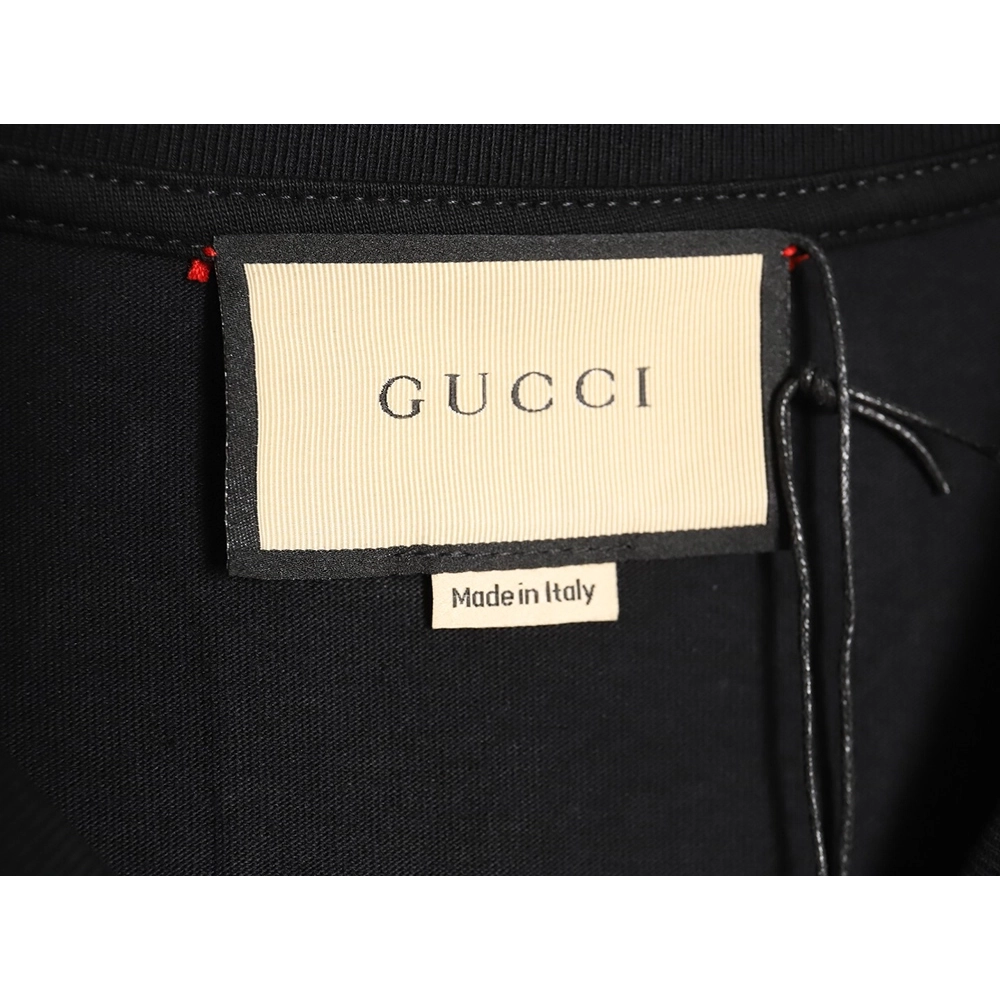 Gucci GG interlocking color block print shortsleeved Tshirt,Cheap Replica Reps Gucci