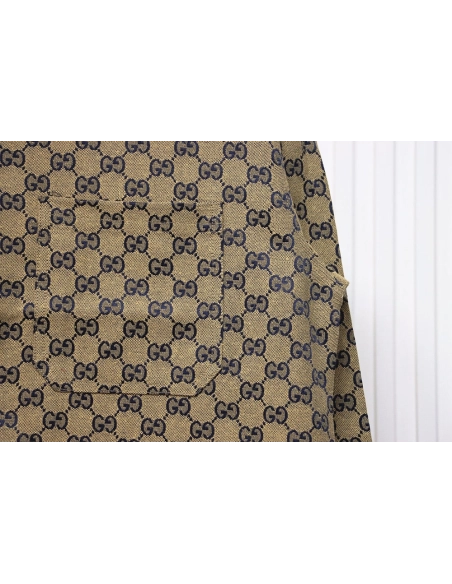 Gucci Double G all over print multipocket lapel jacket TSK1,Cheap Replica Reps Gucci