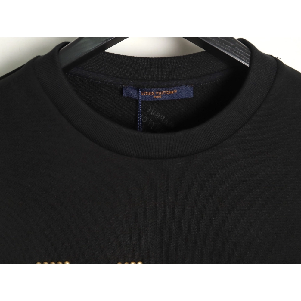 Louis Vuitton Beaded Embroidered Long Sleeve Shirt TSK1,Cheap Replica Reps Louis Vuitton