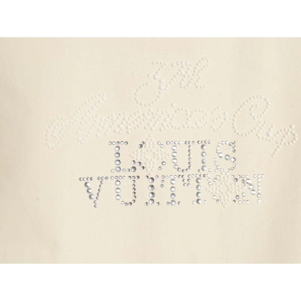 Louis Vuitton Beaded Embroidered Long Sleeve Shirt,Cheap Replica Reps Louis Vuitton