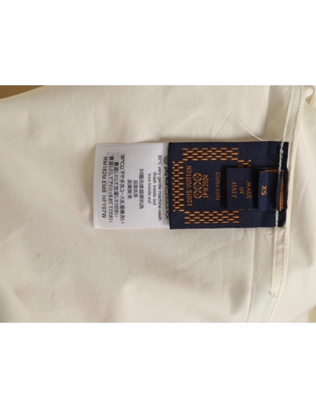 Louis Vuitton Beaded Embroidered Long Sleeve Shirt,Cheap Replica Reps Louis Vuitton