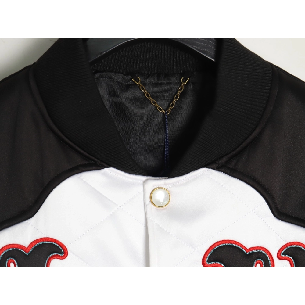 Louis Vuitton diamond check baseball jacket,Cheap Replica Reps Louis Vuitton