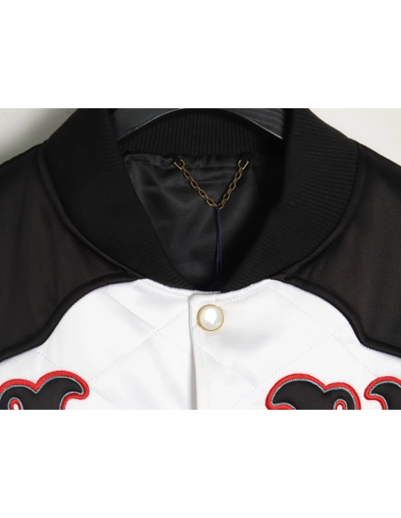 Louis Vuitton diamond check baseball jacket,Cheap Replica Reps Louis Vuitton