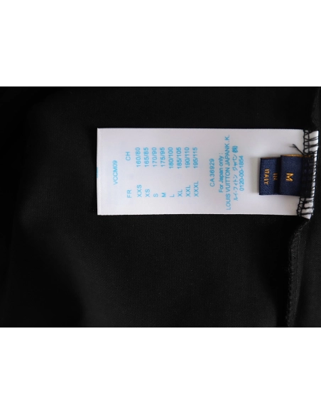 Louis Vuitton big logo monogram embroidered Tshirt TSK1,Cheap Replica Reps Louis Vuitton