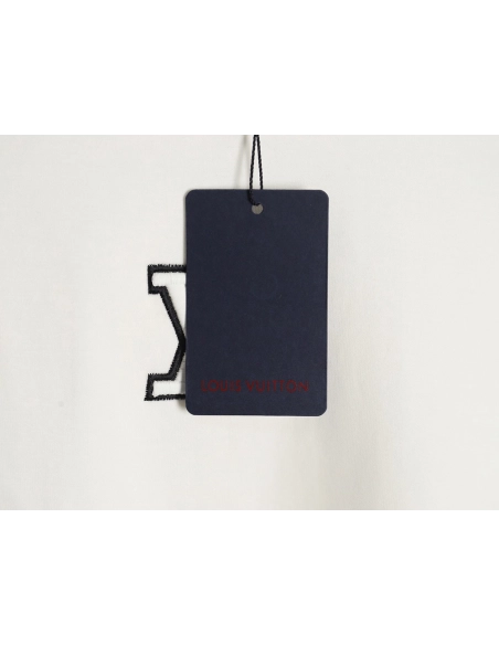 Louis Vuitton contrasting 3D logo embroidered long sleeves,Cheap Replica Reps Louis Vuitton