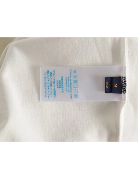 Louis Vuitton contrasting 3D logo embroidered long sleeves,Cheap Replica Reps Louis Vuitton