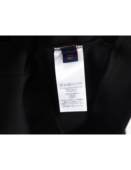 Louis Vuitton Fake Pocket Lettering Print Crew Neck Sweatshirt TSK2,Cheap Replica Reps Louis Vuitton