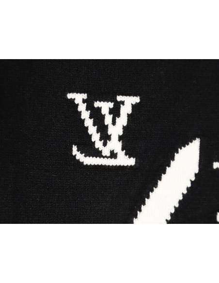 Louis Vuitton clock logo sweater TSK1,Cheap Replica Reps Louis Vuitton