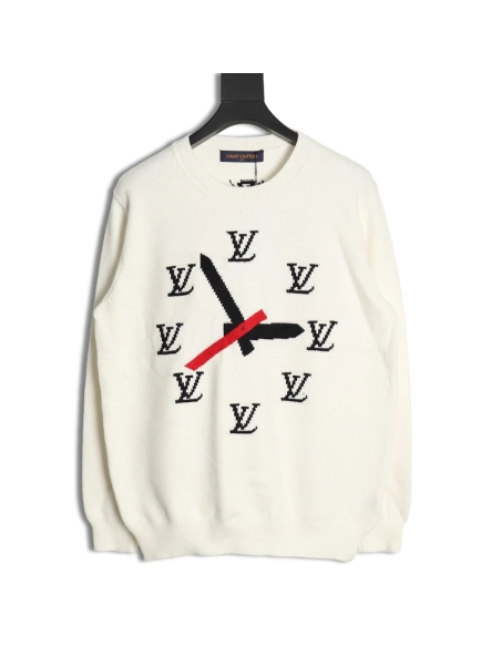 Louis Vuitton clock logo sweater,Cheap Replica Reps Louis Vuitton