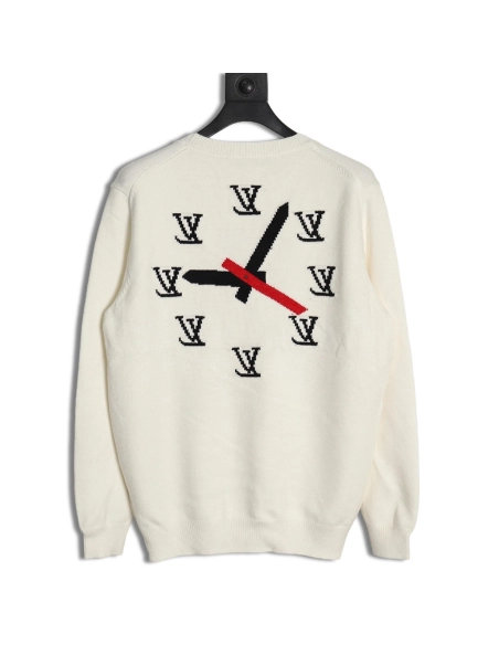 Louis Vuitton clock logo sweater,Cheap Replica Reps Louis Vuitton