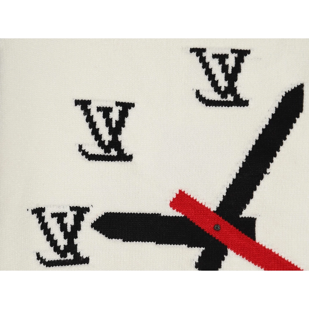 Louis Vuitton clock logo sweater,Cheap Replica Reps Louis Vuitton