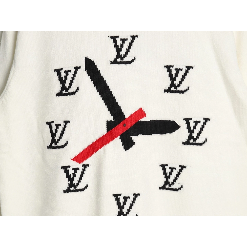 Louis Vuitton clock logo sweater,Cheap Replica Reps Louis Vuitton