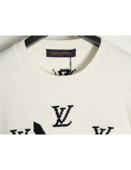 Louis Vuitton clock logo sweater,Cheap Replica Reps Louis Vuitton