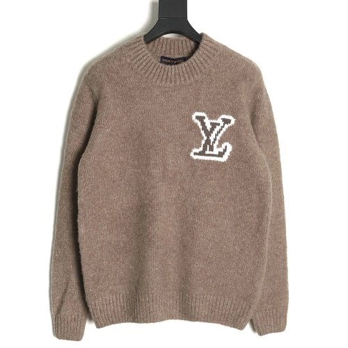 Louis Vuitton front and back large logo sweater,Cheap Replica Reps Louis Vuitton