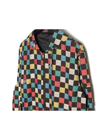 Louis Vuitton Checkerboard Hooded Windbreaker Jacket XSL,Cheap Replica Reps Louis Vuitton
