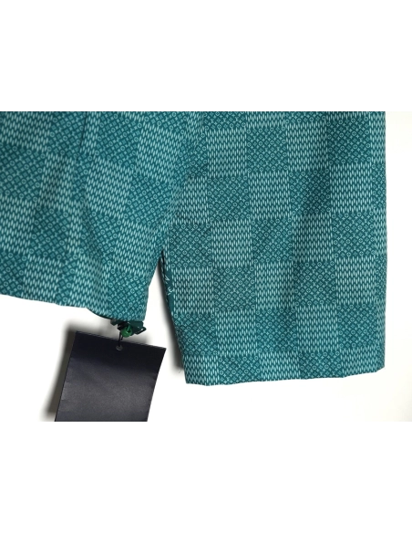 Louis Vuitton Green Checkerboard Hooded Windbreaker Jacket XSL,Cheap Replica Reps Louis Vuitton