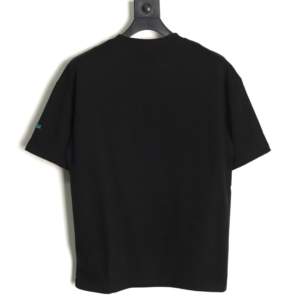Balenciaga Double B embroidered Tshirt TSK1,Cheap Replica Reps Balenciaga