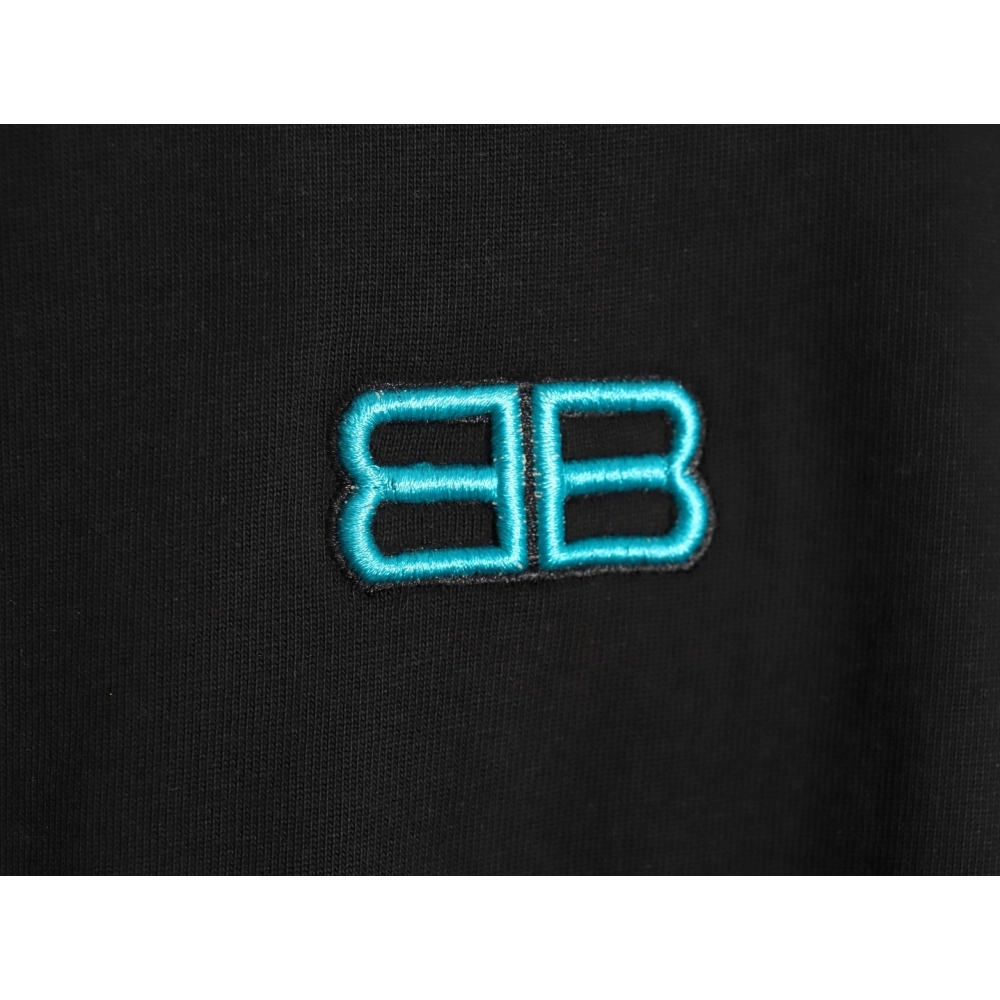 Balenciaga Double B embroidered Tshirt TSK1,Cheap Replica Reps Balenciaga