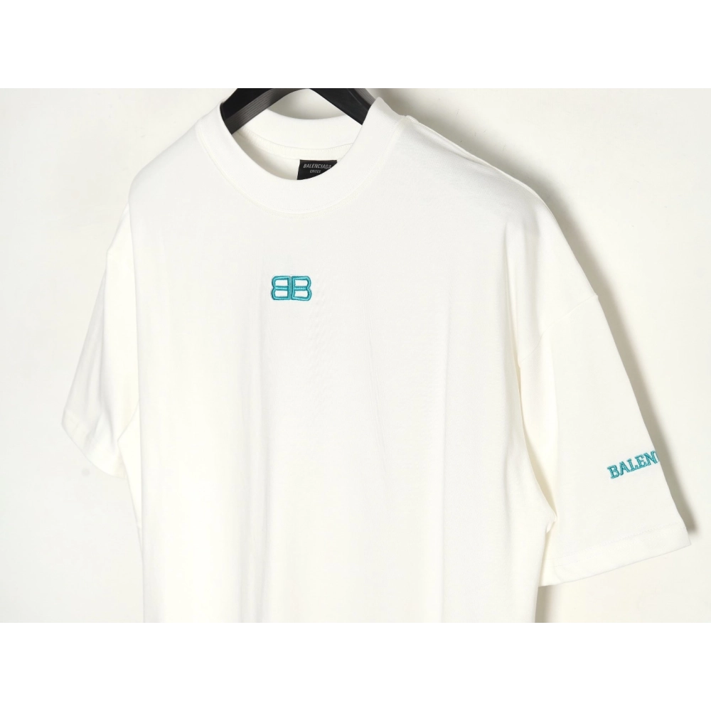 Balenciaga Double B embroidered Tshirt,Cheap Replica Reps Balenciaga