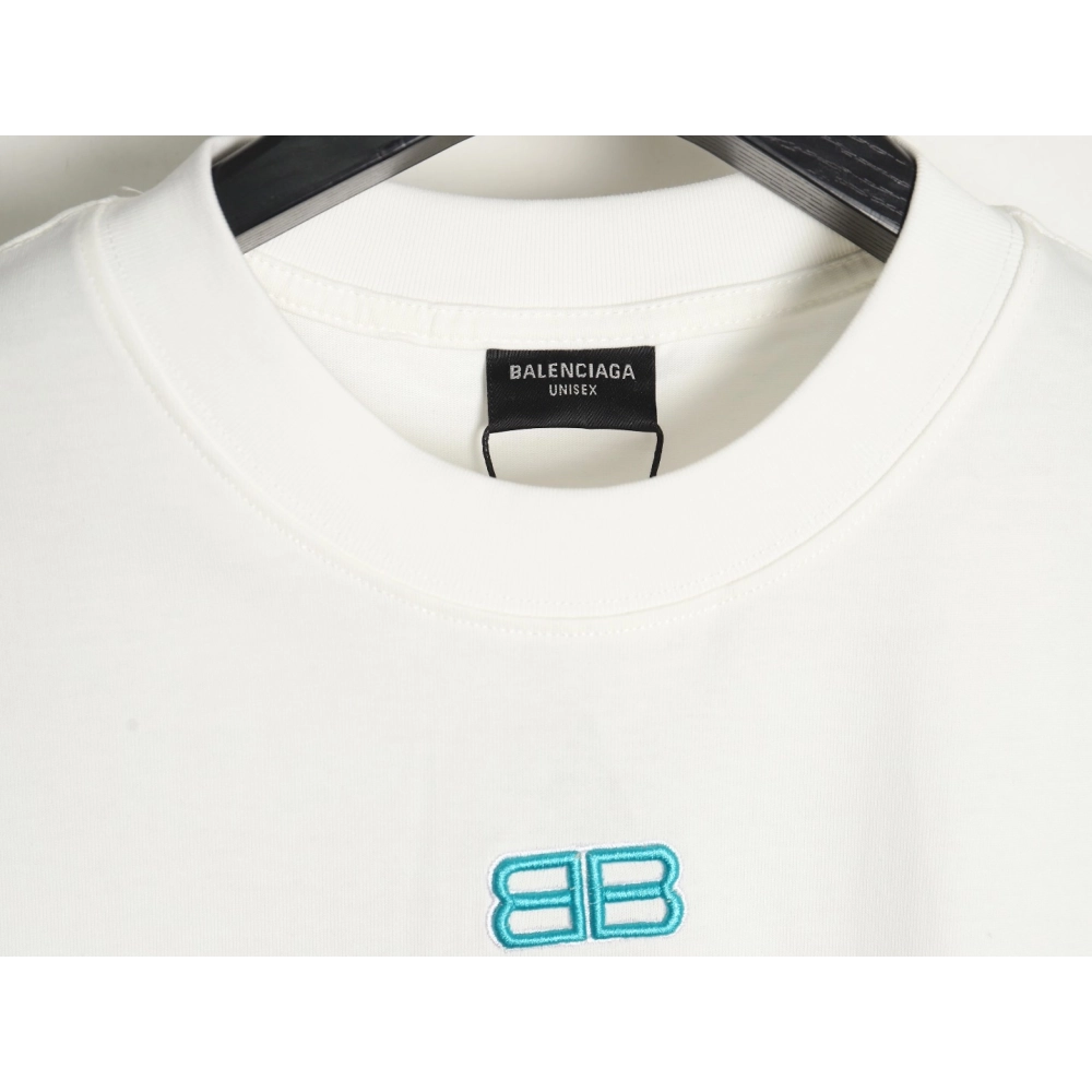 Balenciaga Double B embroidered Tshirt,Cheap Replica Reps Balenciaga