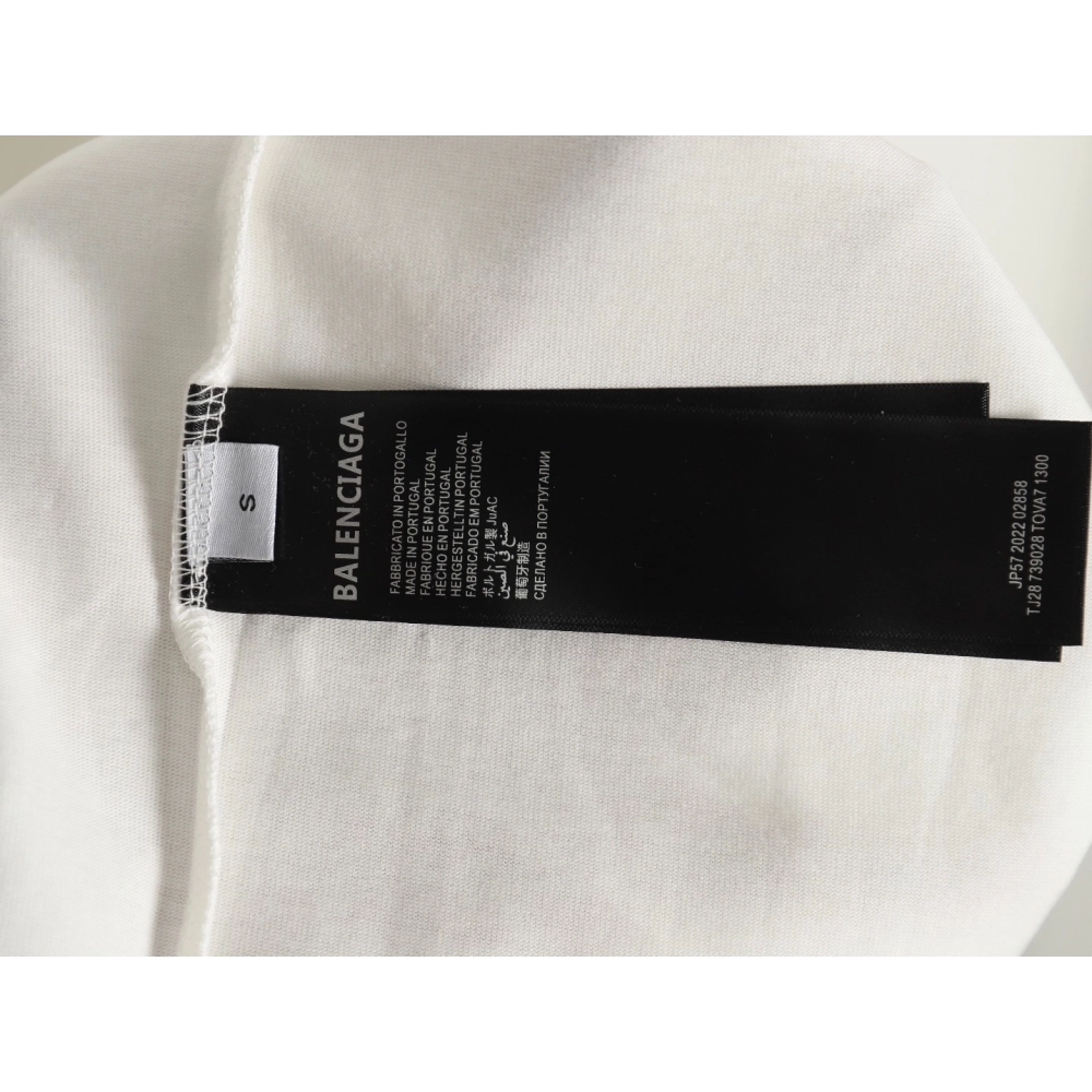 Balenciaga Double B embroidered Tshirt,Cheap Replica Reps Balenciaga