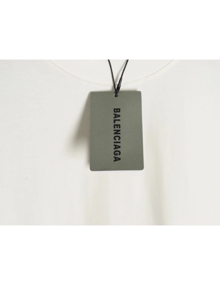 Balenciaga Double B embroidered Tshirt,Cheap Replica Reps Balenciaga