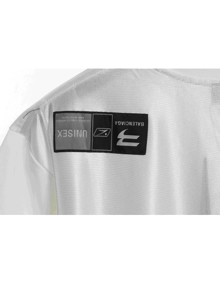 Balenciaga patchwork embroidered jersey short sleeves white,Cheap Replica Reps Balenciaga
