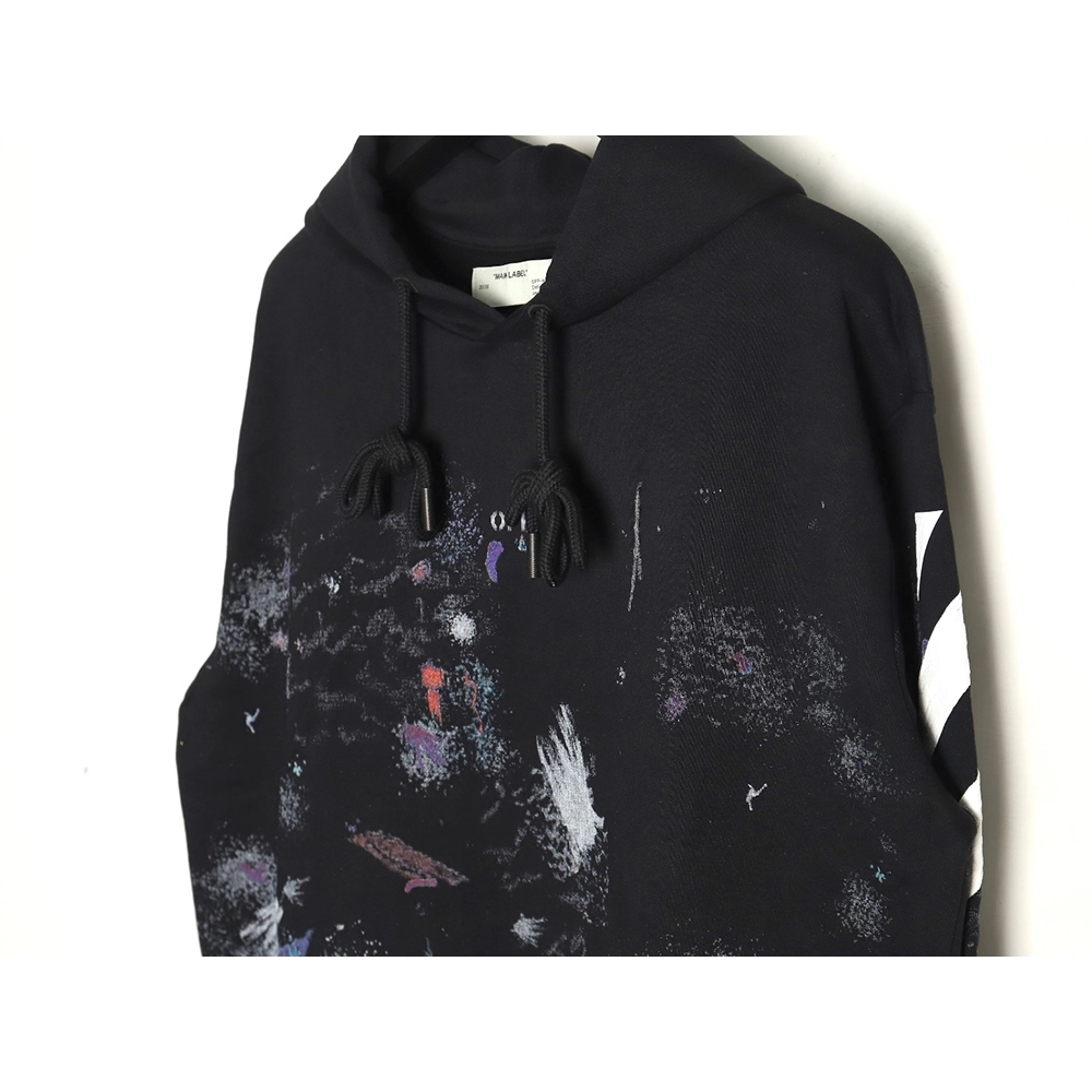 offwhite starry sky fireworks splash ink zipper sweatshirt TSK1,Cheap Replica Reps Off White