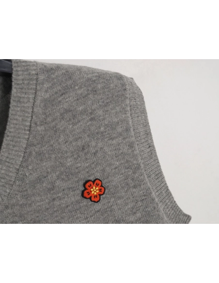 Kenzo BOKE Begonia flower pullover knitted sweater vest,Cheap Replica Reps Kenzo