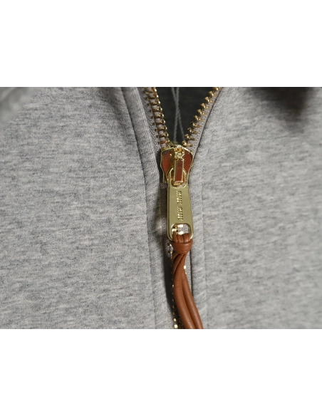 Miu Miu lettering patch zipup jacket,Cheap Replica Reps Miu Miu