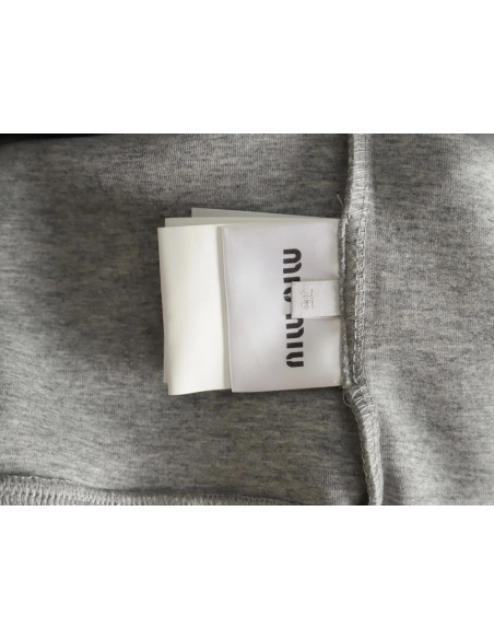 Miu Miu lettering patch zipup jacket,Cheap Replica Reps Miu Miu