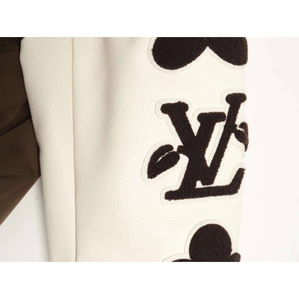Louis Vuitton floral patch baseball jacket,Cheap Replica Reps Louis Vuitton