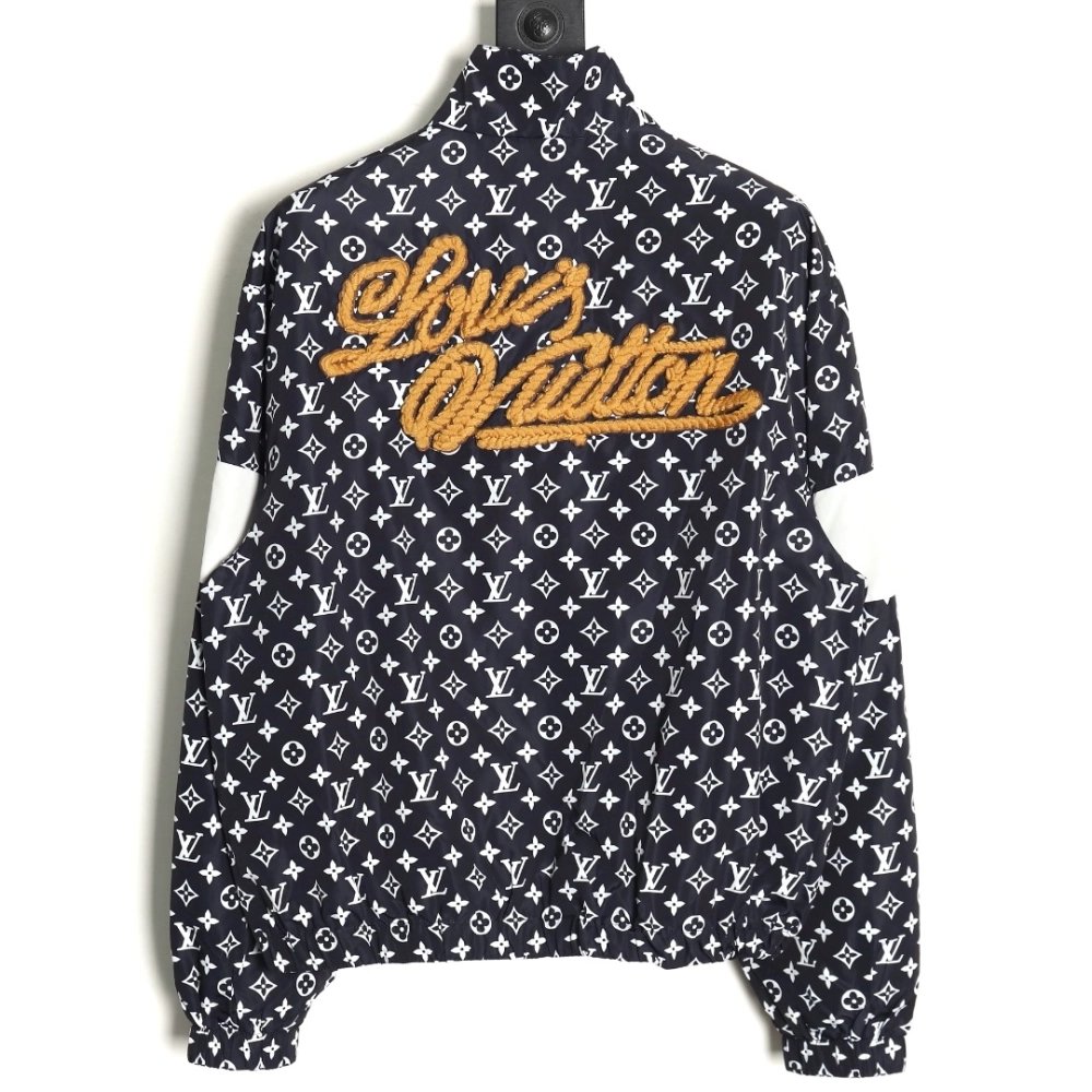 Louis Vuitton Rope Embroidery Monogram Jacket TSK1,Cheap Replica Reps Louis Vuitton