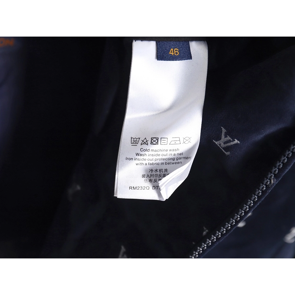 Louis Vuitton allover printed velvet cotton jacket,Cheap Replica Reps Louis Vuitton