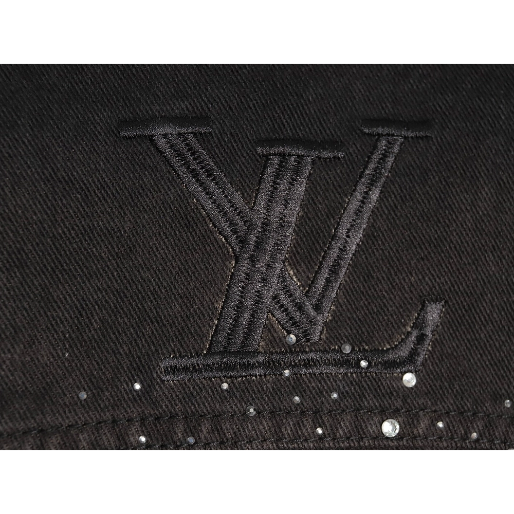 Louis Vuitton Gypsophila hot diamond embroidery denim jacket TSK1,Cheap Replica Reps Louis Vuitton