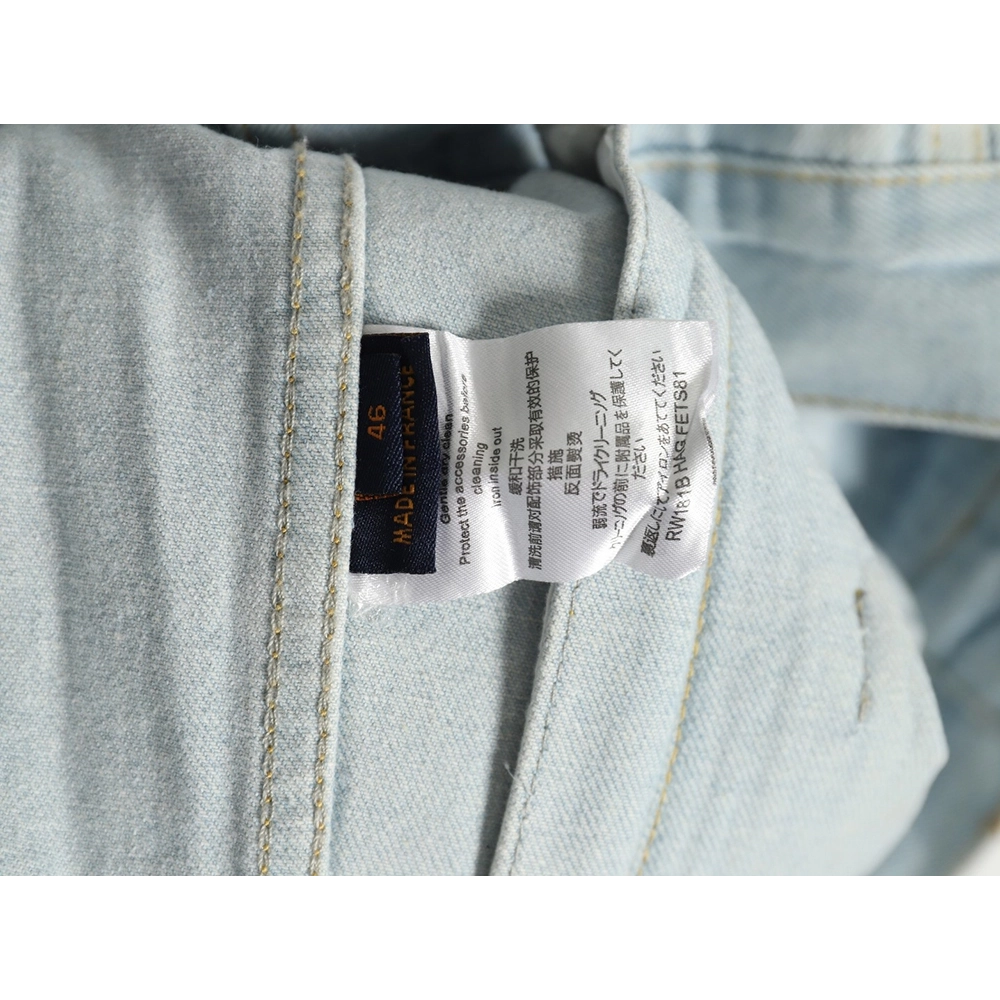 Louis Vuitton Gypsophila hot diamond embroidery denim jacket,Cheap Replica Reps Louis Vuitton