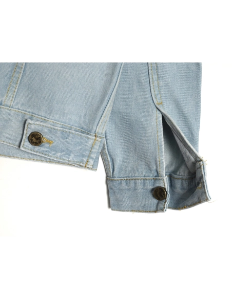 Louis Vuitton Gypsophila hot diamond embroidery denim jacket,Cheap Replica Reps Louis Vuitton