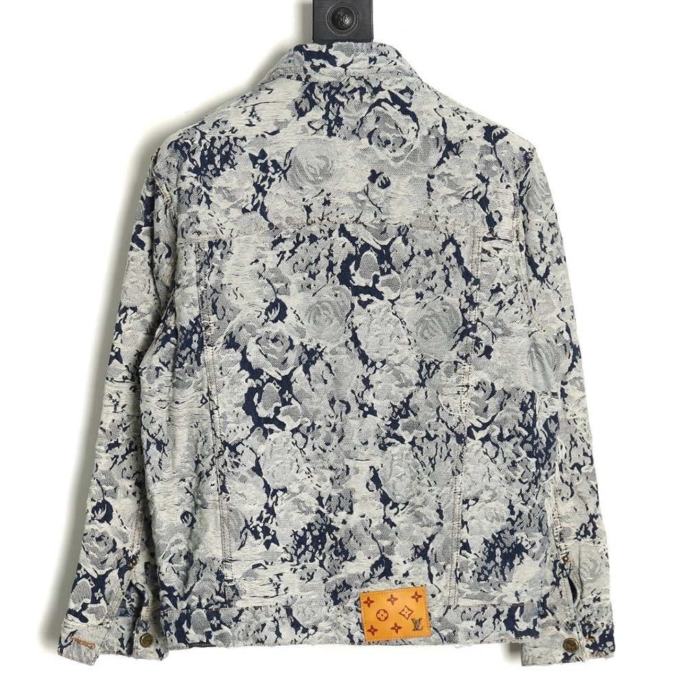 Louis Vuitton Snowflake Denim Jacket 4652,Cheap Replica Reps Louis Vuitton