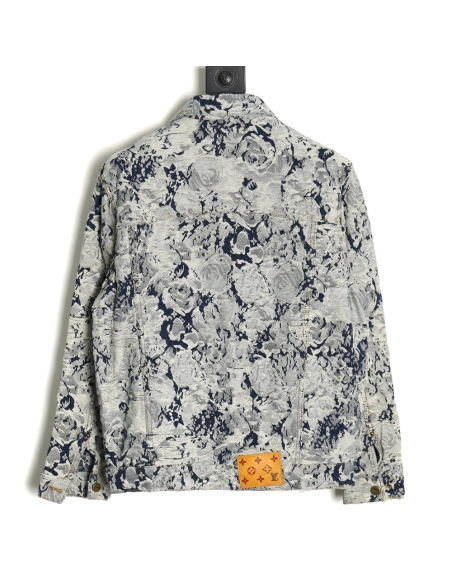 Louis Vuitton Snowflake Denim Jacket 4652,Cheap Replica Reps Louis Vuitton