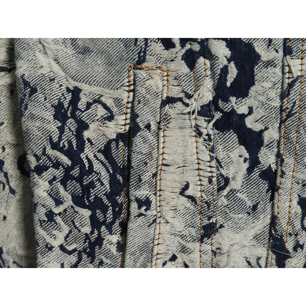 Louis Vuitton Snowflake Denim Jacket 4652,Cheap Replica Reps Louis Vuitton