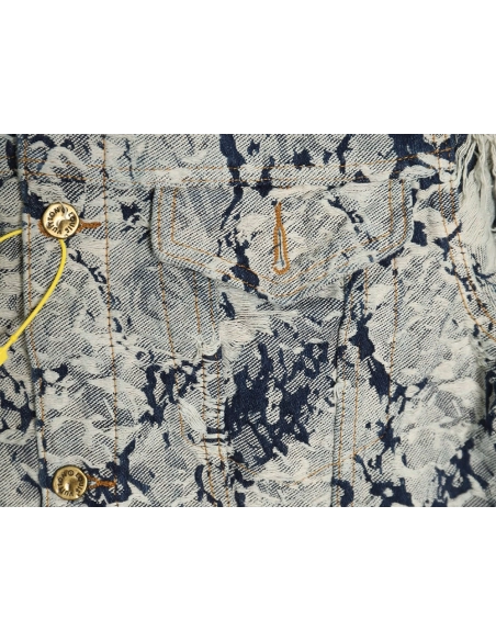 Louis Vuitton Snowflake Denim Jacket 4652,Cheap Replica Reps Louis Vuitton