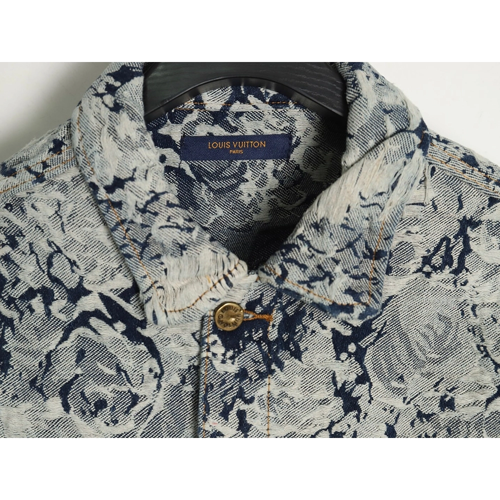 Louis Vuitton Snowflake Denim Jacket 4652,Cheap Replica Reps Louis Vuitton