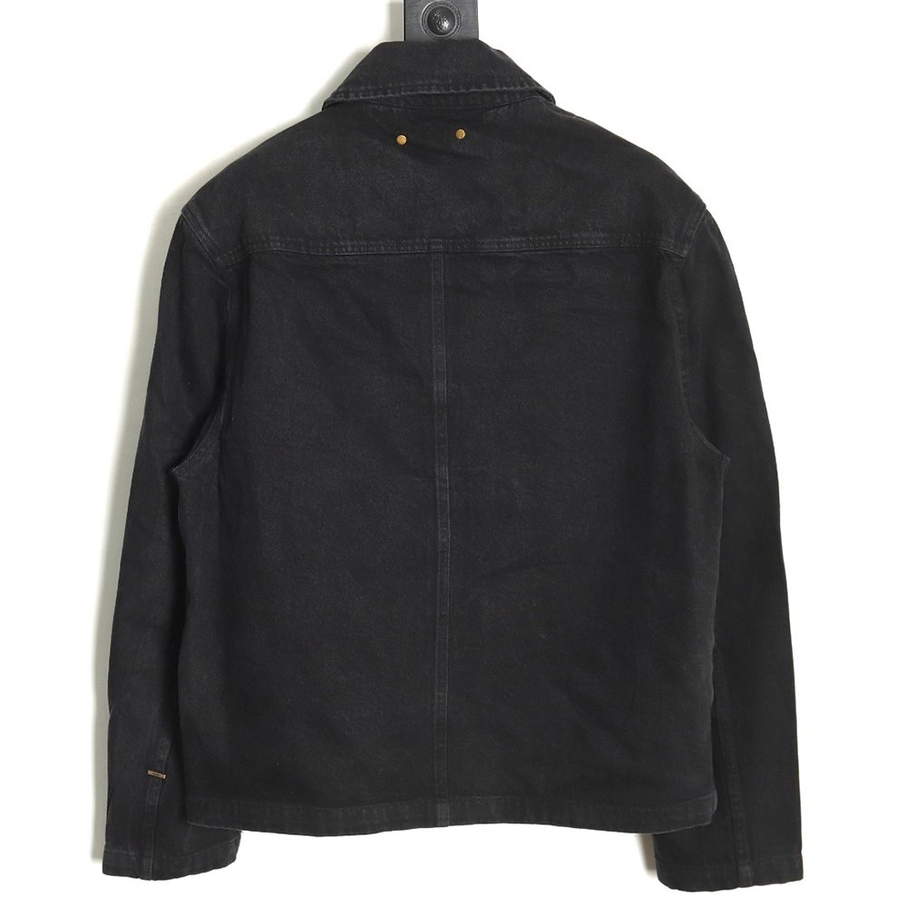 Louis Vuitton embossed monogram denim jacket TSK1 4652,Cheap Replica Reps Louis Vuitton
