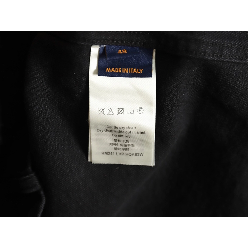 Louis Vuitton embossed monogram denim jacket TSK1 4652,Cheap Replica Reps Louis Vuitton
